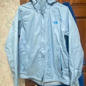 The North Face light blue jacket
